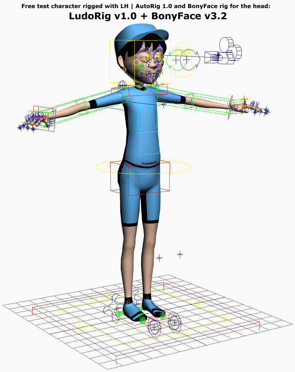 3d Rigged Characters 3ds Max